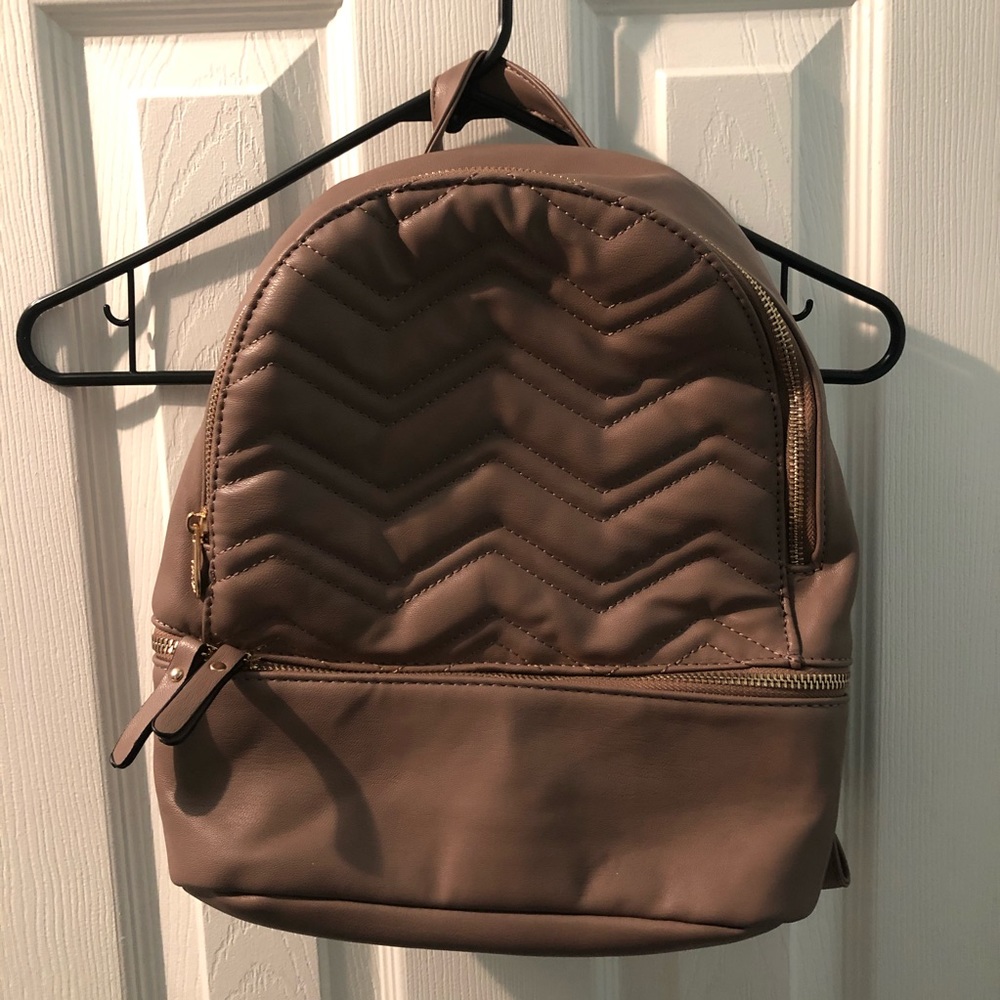 Mini Taupe Backpack